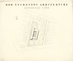 Neznani avtor - Dom študentov arhitekture